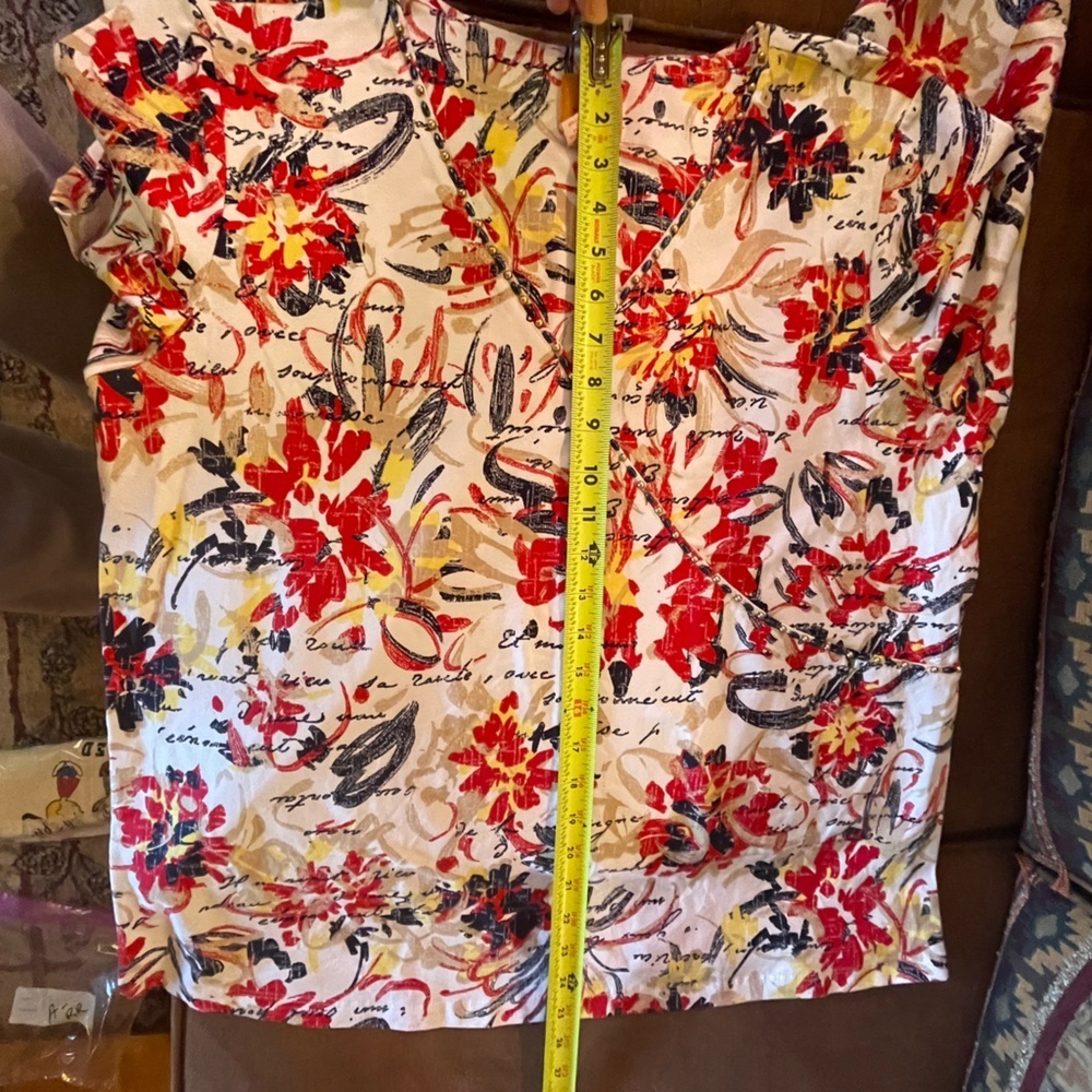 Ruby Red “Shore Thing” women’s multi color top NWT size 1x - Picture 8 of 11